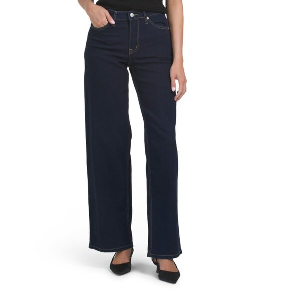 MADDEN GIRL Dark Rinse Blue Rinse Wash Denim Jeans - Picture 1 of 2